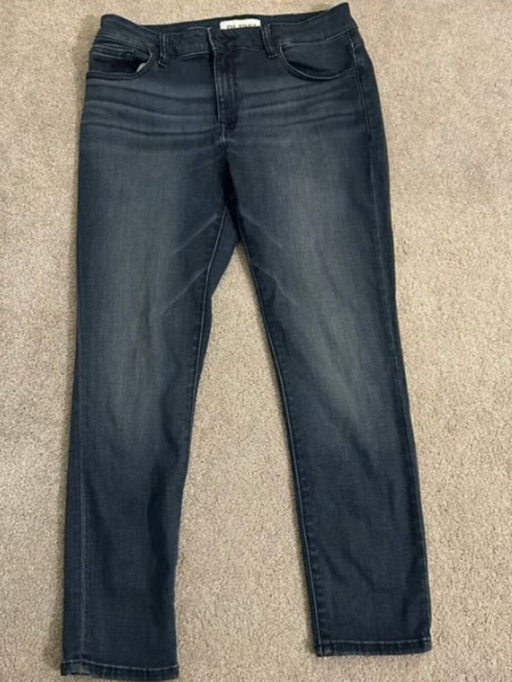 DL1961 Florence Instasculpt Crop Skinny Jeans Blue Women’s Size 29